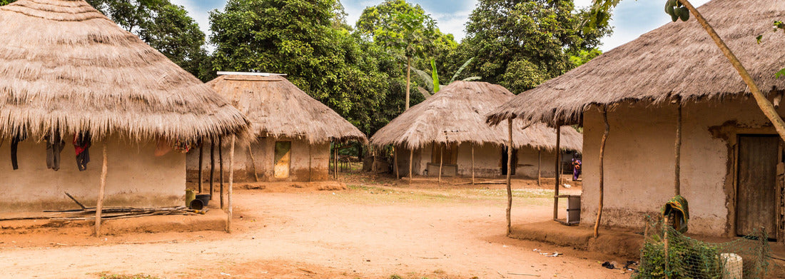 Noah Jigsaw Puzzle West Africa, Guinea-Bissau, Bijagos islands - traditional African village panorama 1000 pieces
