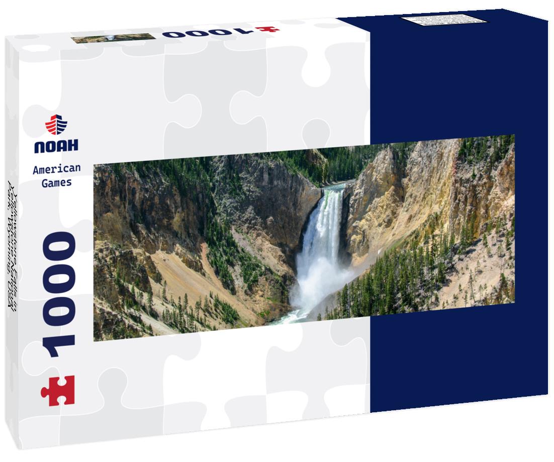 Noah Jigsaw Puzzle Yellowstone Falls in Yellowstone National Park, Wyoming, USA panorama 1000 pieces