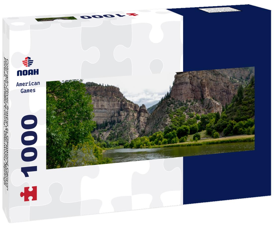 Noah Jigsaw Puzzle Colorado River flowing in Glenwood Canyon near the hanging lake White River National Forest, Garfield County, Glenwood Springs, Colorado, USA panorama 1000 pieces