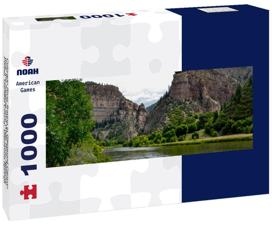 Noah Jigsaw Puzzle Colorado River flowing in Glenwood Canyon near the hanging lake White River National Forest, Garfield County, Glenwood Springs, Colorado, USA panorama 1000 pieces