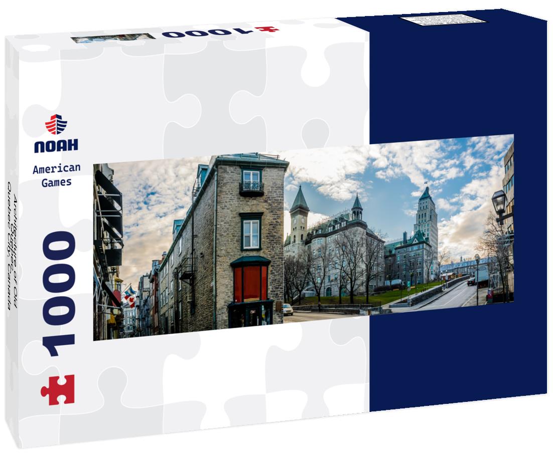 Noah Jigsaw Puzzle Architecture of Old Quebec - Quebec City, Canada panorama 1000 pieces