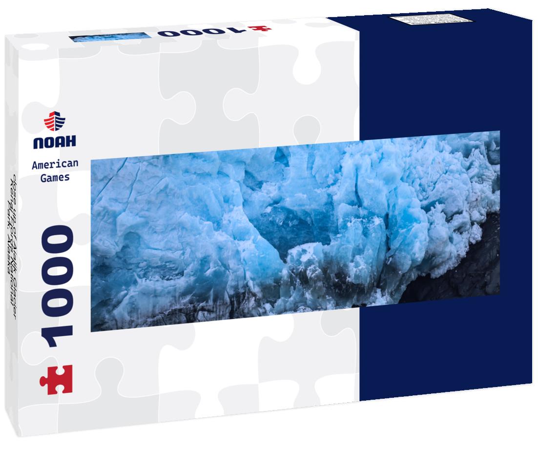 Noah Jigsaw Puzzle close up of Aialik Glacier, Kenai Fjords National Park, Alaska panorama 1000 pieces