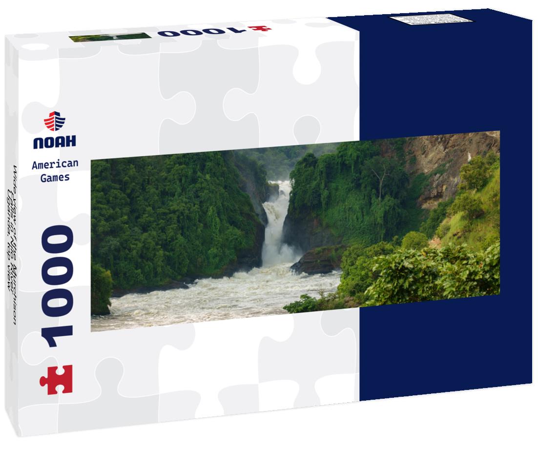 Noah Jigsaw Puzzle Wide view of the Murchison Falls in Nilo River, Uganda, top view panorama 1000 pieces