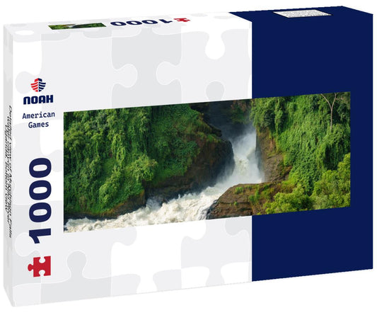Noah Jigsaw Puzzle Detailed view of Murchison Falls water canyon in Nilo River, Uganda, bottom view panorama 1000 pieces