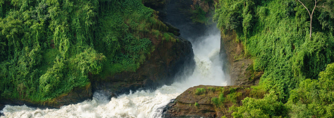 Noah Jigsaw Puzzle Detailed view of Murchison Falls water canyon in Nilo River, Uganda, bottom view panorama 1000 pieces