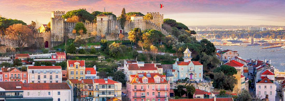Noah Jigsaw Puzzle Lisbon skyline with São Jorge Castle panorama 1000 pieces