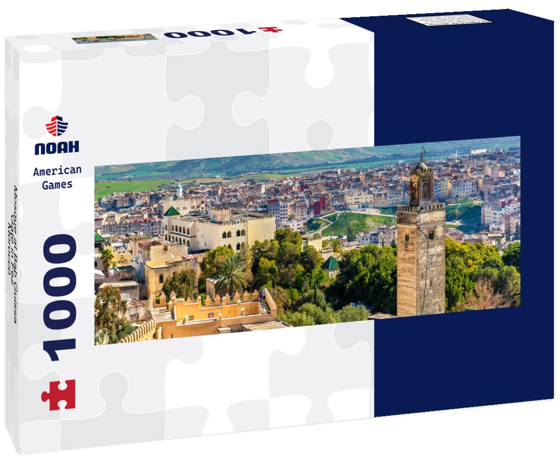 Noah Jigsaw Puzzle Mosque at Bab Guissa Gate in Fez - Morocco panorama 1000 pieces