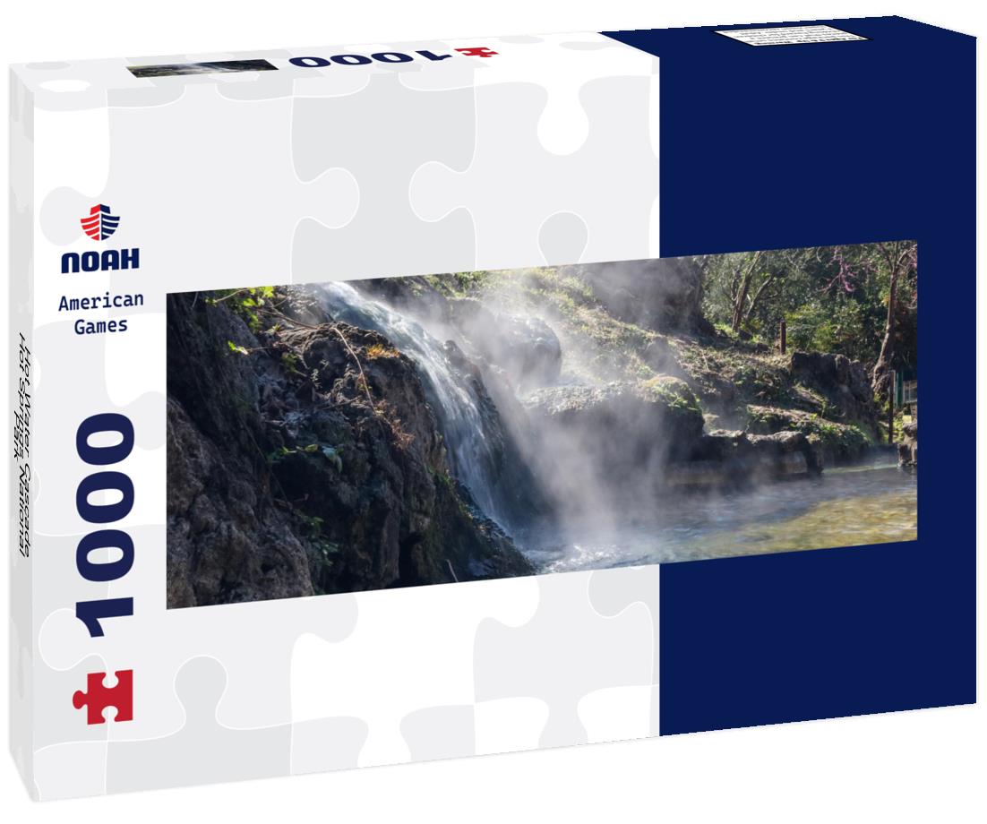 Noah Jigsaw Puzzle Hot Water Cascade, Hot Springs National Park panorama 1000 pieces