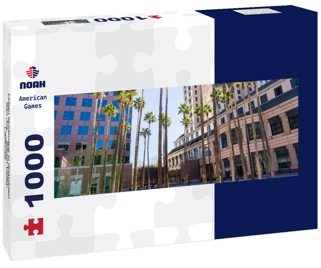 Noah Jigsaw Puzzle Urban landscape in downtown San José, Silicon Valley, California panorama 1000 pieces
