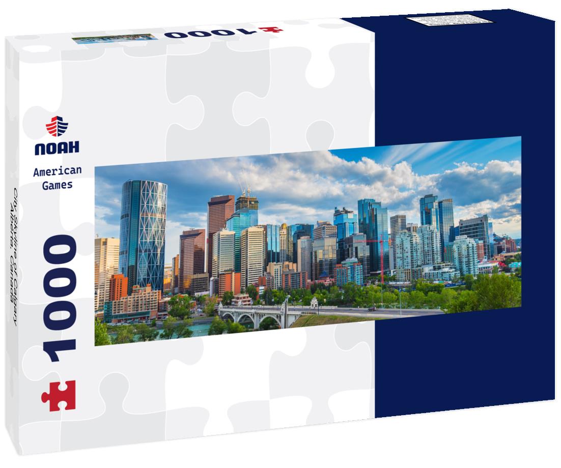 Noah Jigsaw Puzzle City Skyline of Calgary, Alberta, Canada panorama 1000 pieces