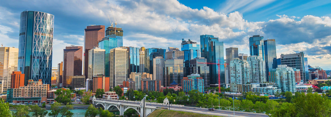 Noah Jigsaw Puzzle City Skyline of Calgary, Alberta, Canada panorama 1000 pieces