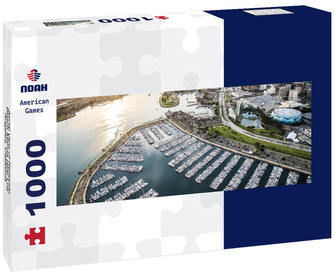 Noah Jigsaw Puzzle Aerial view of Redondo Beach Marina near Los Angeles, California panorama 1000 pieces