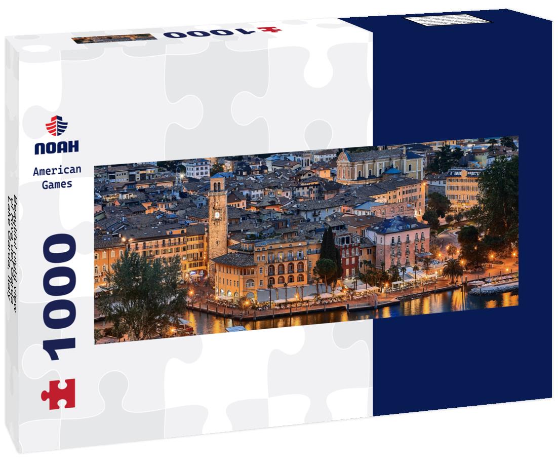 Noah Jigsaw Puzzle Beautiful night view of Riva del Garda, Lake Garda, Italy panorama 1000 pieces