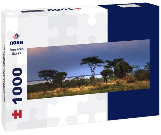Noah Jigsaw Puzzle Lake Edward in Queen Elizabeth National Park, Uganda panorama 1000 pieces