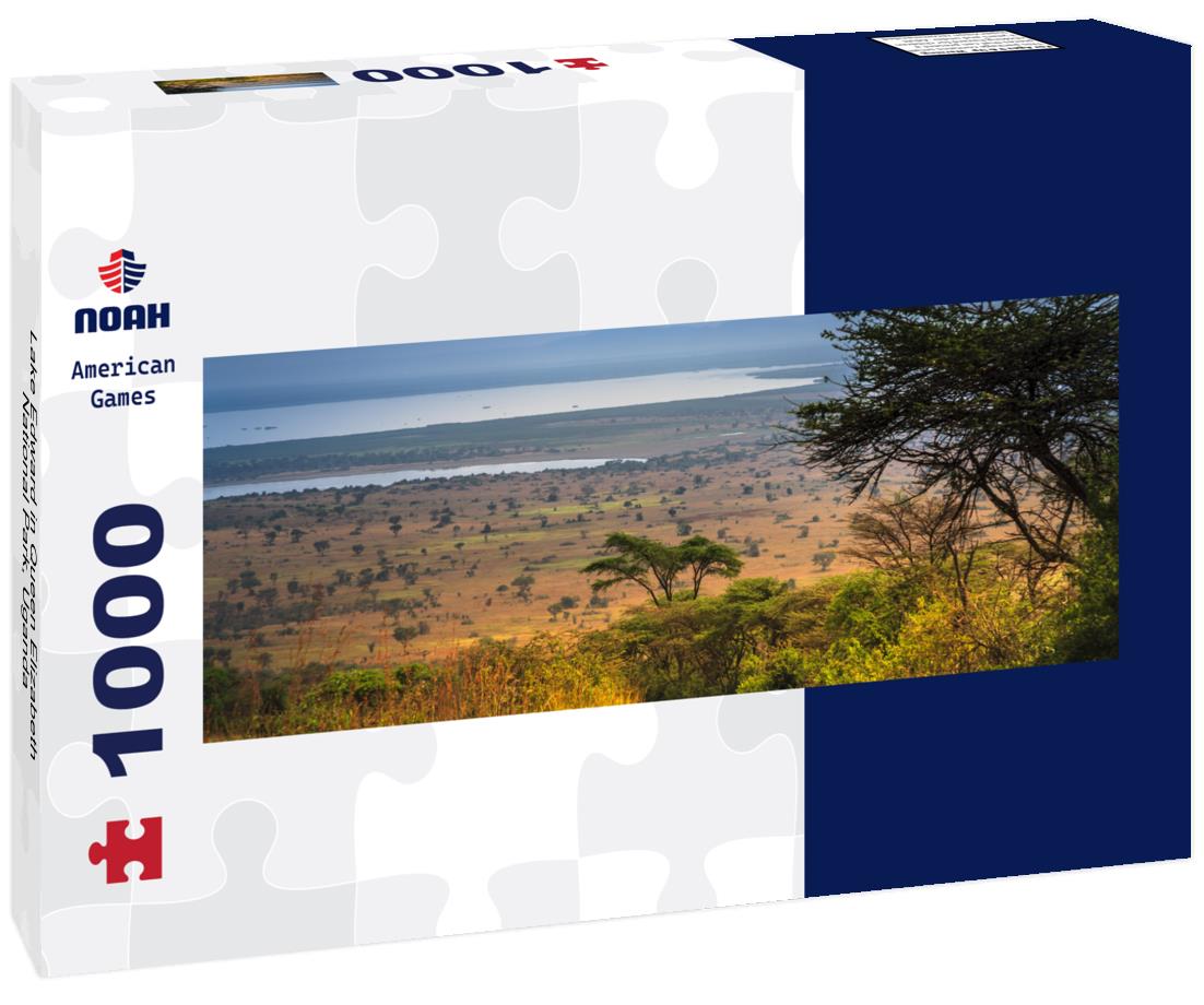 Noah Jigsaw Puzzle Lake Edward in Queen Elizabeth National Park, Uganda panorama 1000 pieces