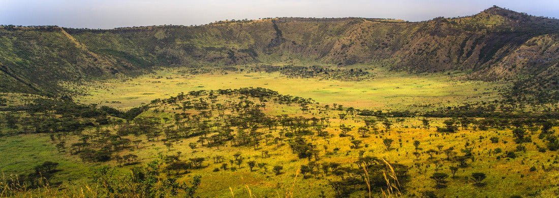 Noah Jigsaw Puzzle Explosion Craters in Queen Elizabeth National Park, Uganda panorama 1000 pieces