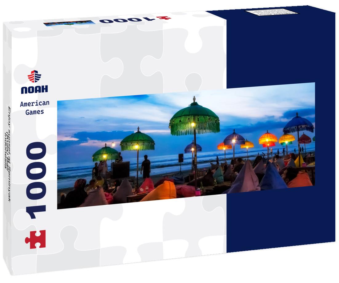 Noah Jigsaw Puzzle Enjoy sunset at Seminyak (Kuta) Bali - Indonesia panorama 1000 pieces