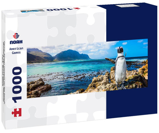 Noah Jigsaw Puzzle Fanny African penguin on the beach. Boulders Penguin Colony National Park, South Africa panorama 1000 pieces