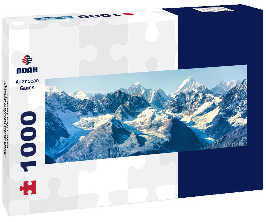 Noah Jigsaw Puzzle Glacier Bay Cruise - Alaska natural landscape. Glacier Bay National Park in Alaska, USA panorama 1000 pieces