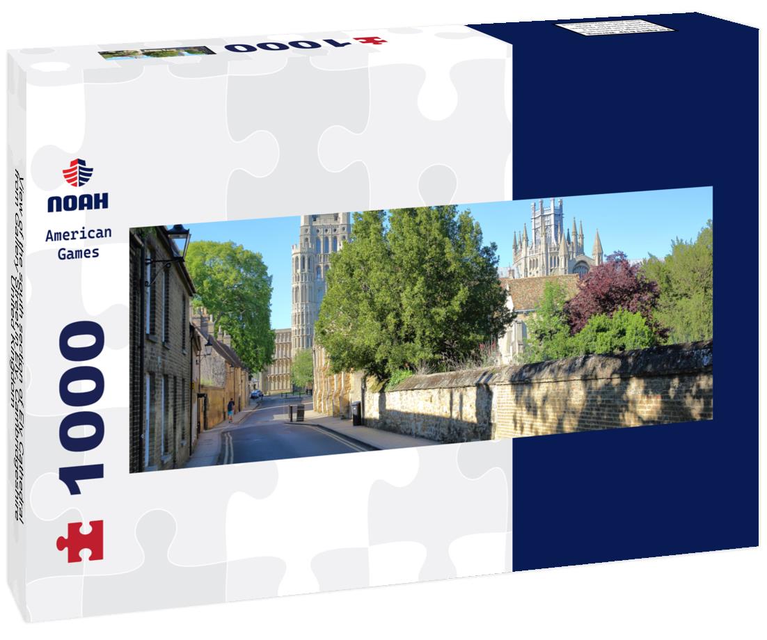 Noah Jigsaw Puzzle View of the south section of Ely Cathedral from Gallery Street in Ely, Cambridgeshire, United Kingdom panorama 1000 pieces
