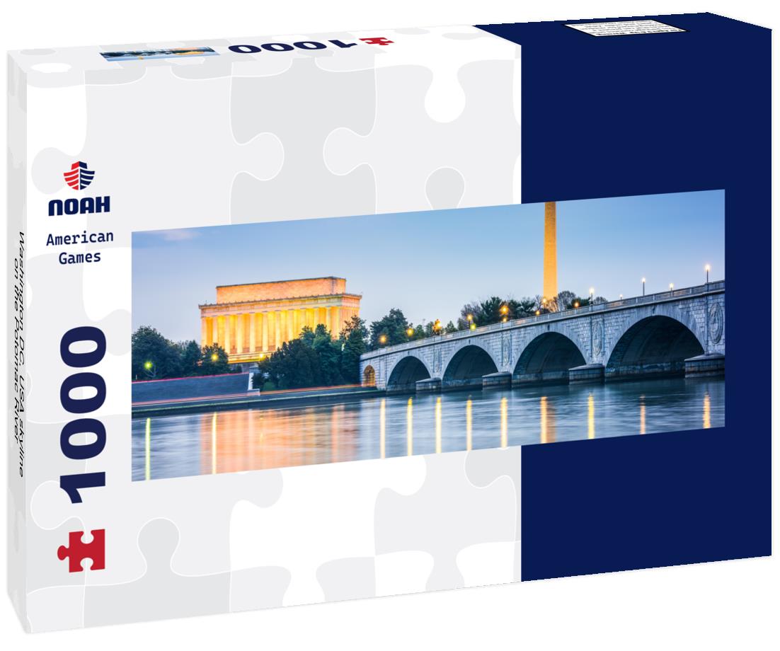 Noah Jigsaw Puzzle Washington DC, USA skyline on the Potomac River panorama 1000 pieces