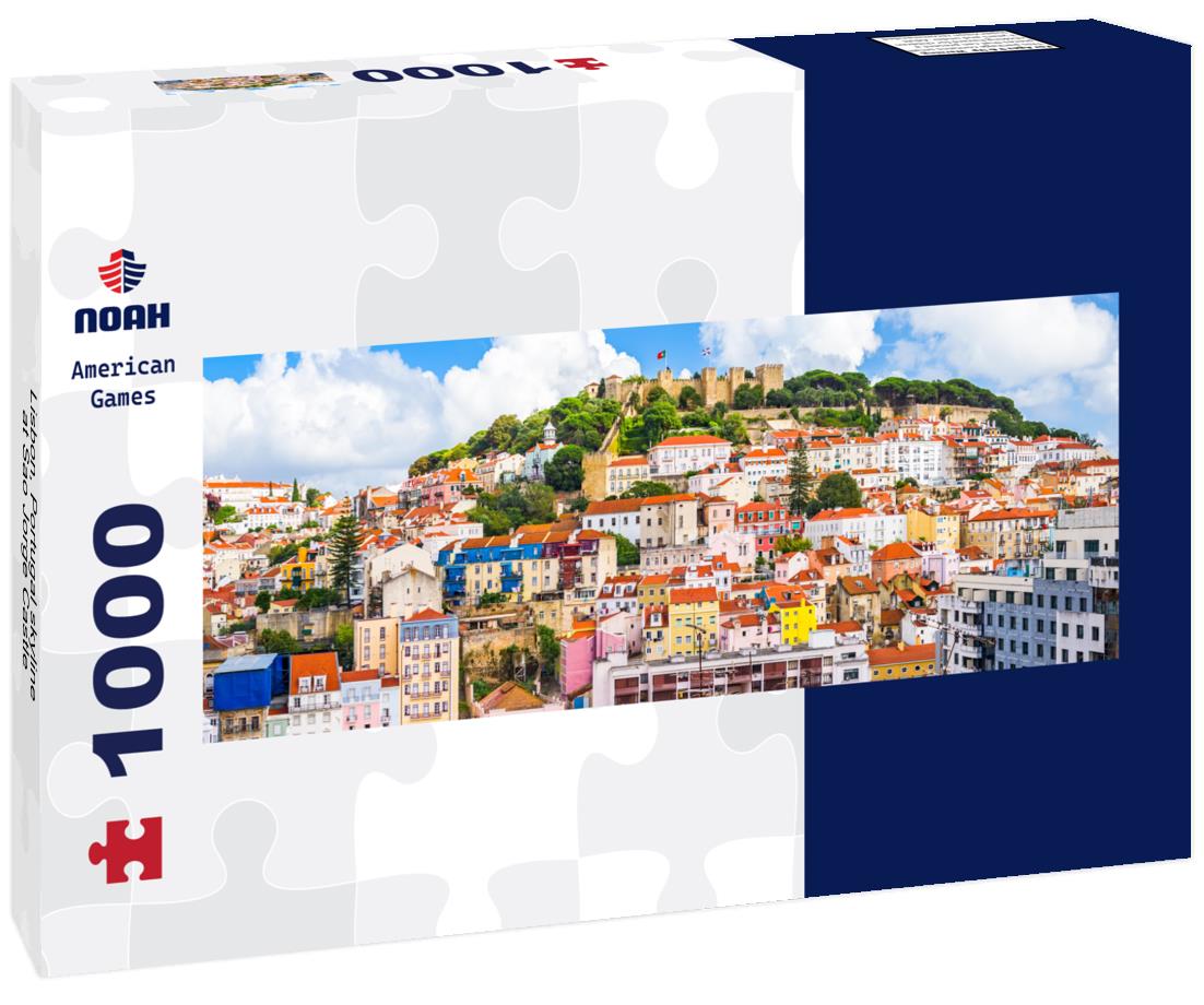 Noah Jigsaw Puzzle Lisbon, Portugal skyline at Sao Jorge Castle panorama 1000 pieces