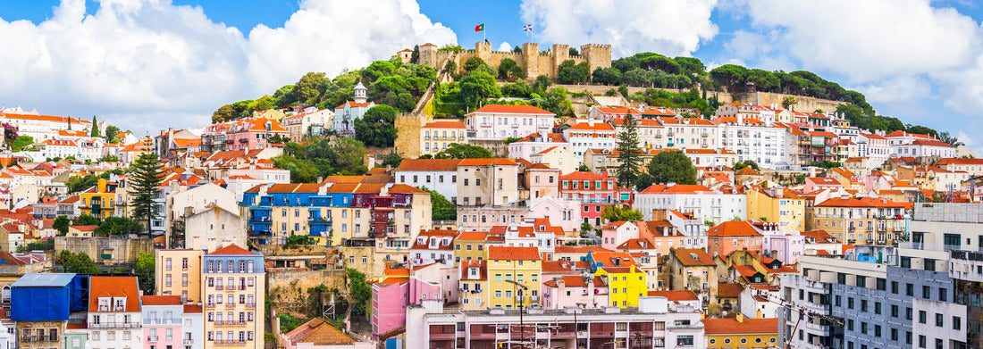 Noah Jigsaw Puzzle Lisbon, Portugal skyline at Sao Jorge Castle panorama 1000 pieces