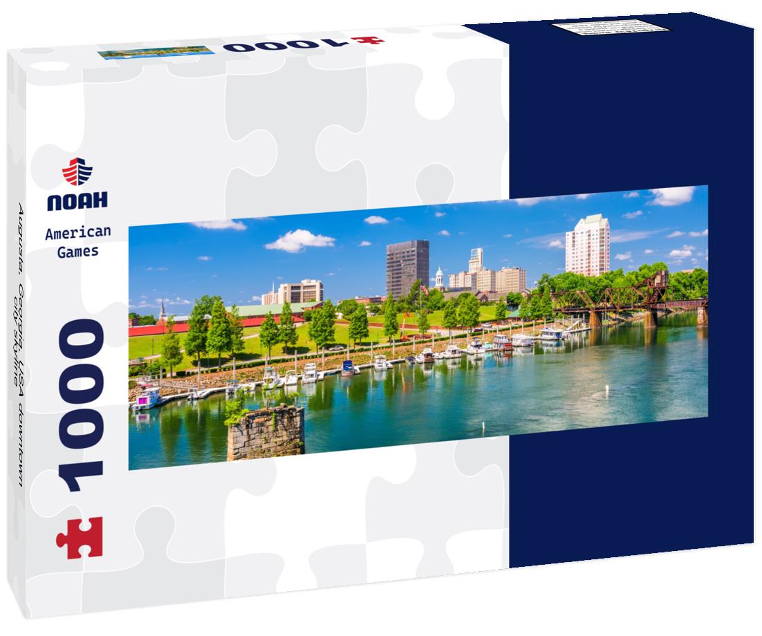 Noah Jigsaw Puzzle Augusta, Georgia, USA downtown city skyline panorama 1000 pieces