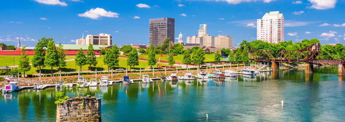 Noah Jigsaw Puzzle Augusta, Georgia, USA downtown city skyline panorama 1000 pieces