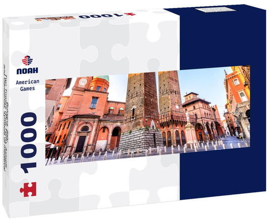 Noah Jigsaw Puzzle Bologna, Italy - Two Towers (Due Torri), Asinelli and Garisenda, symbols of medieval Bologna panorama 1000 pieces