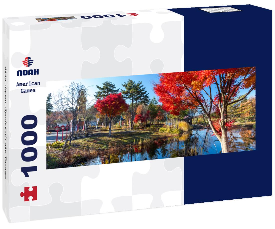 Noah Jigsaw Puzzle Akita, Japan: Symbol of Lake Tazawa panorama 1000 pieces