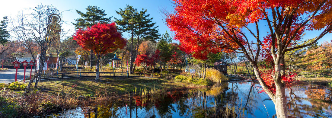 Noah Jigsaw Puzzle Akita, Japan: Symbol of Lake Tazawa panorama 1000 pieces