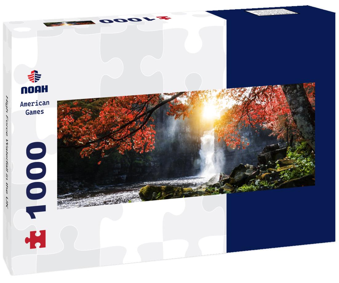 Noah Jigsaw Puzzle High Force Waterfall in the UK panorama 1000 pieces