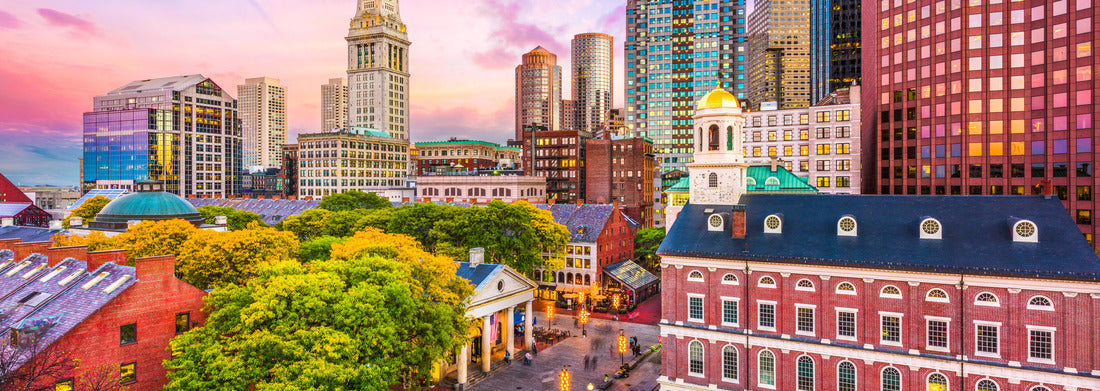 Noah Jigsaw Puzzle Boston, Massachusetts, USA historic skyline at night panorama 1000 pieces