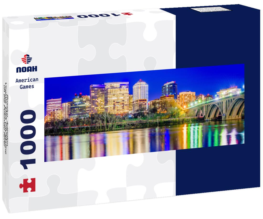Noah Jigsaw Puzzle Rosslyn, Arlington, Virginia, USA City skyline on the Potomac River panorama 1000 pieces