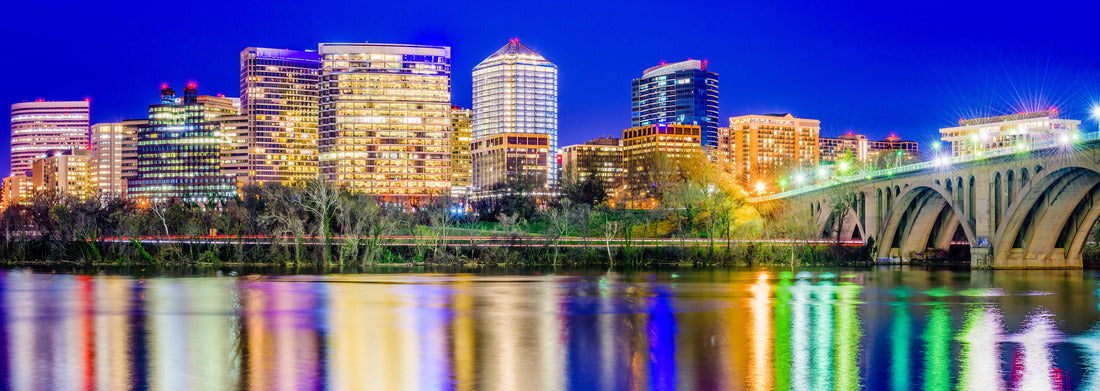 Noah Jigsaw Puzzle Rosslyn, Arlington, Virginia, USA City skyline on the Potomac River panorama 1000 pieces