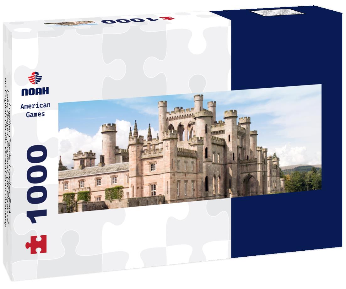 Noah Jigsaw Puzzle Lowther Castle, Lowther Park, Lake District, England, UK Photo of an English Castle viewed from driveway panorama 1000 pieces