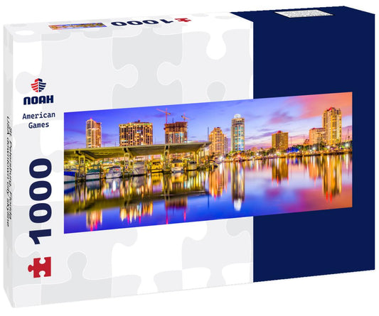 Noah Jigsaw Puzzle St. Petersburg, Florida, USA downtown city skyline panorama 1000 pieces