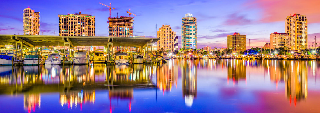 Noah Jigsaw Puzzle St. Petersburg, Florida, USA downtown city skyline panorama 1000 pieces
