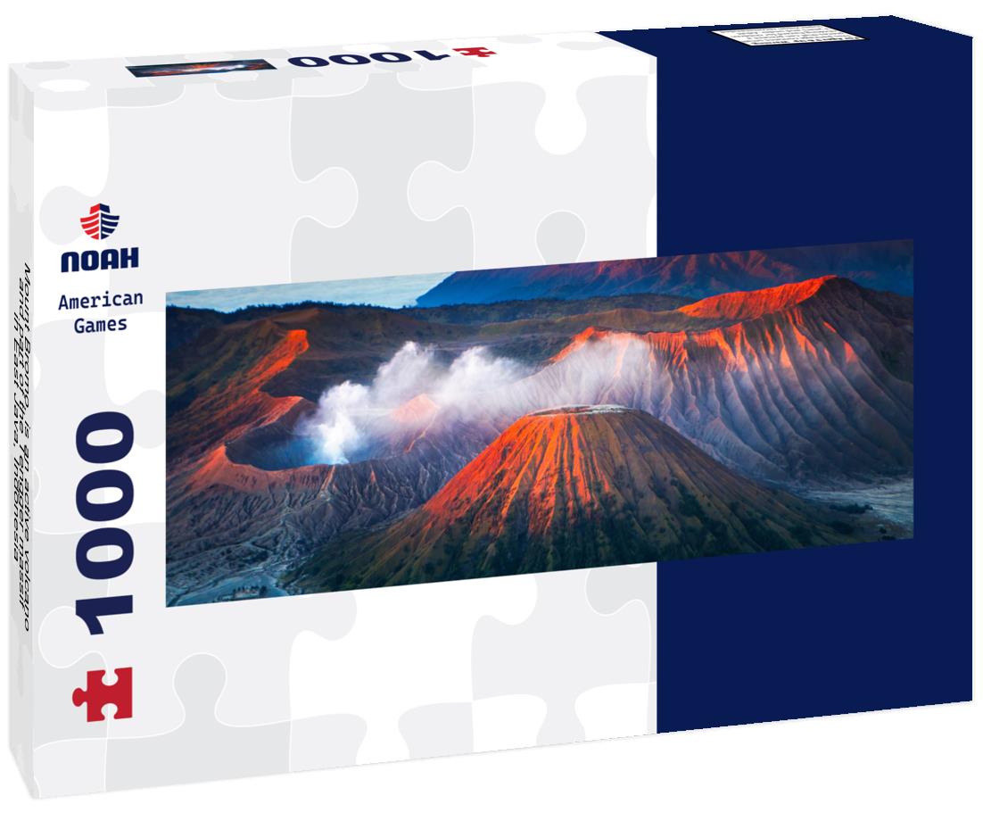Noah Jigsaw Puzzle Mount Bromo, is an active volcano and part of the Tengger massif, in East Java, Indonesia panorama 1000 pieces