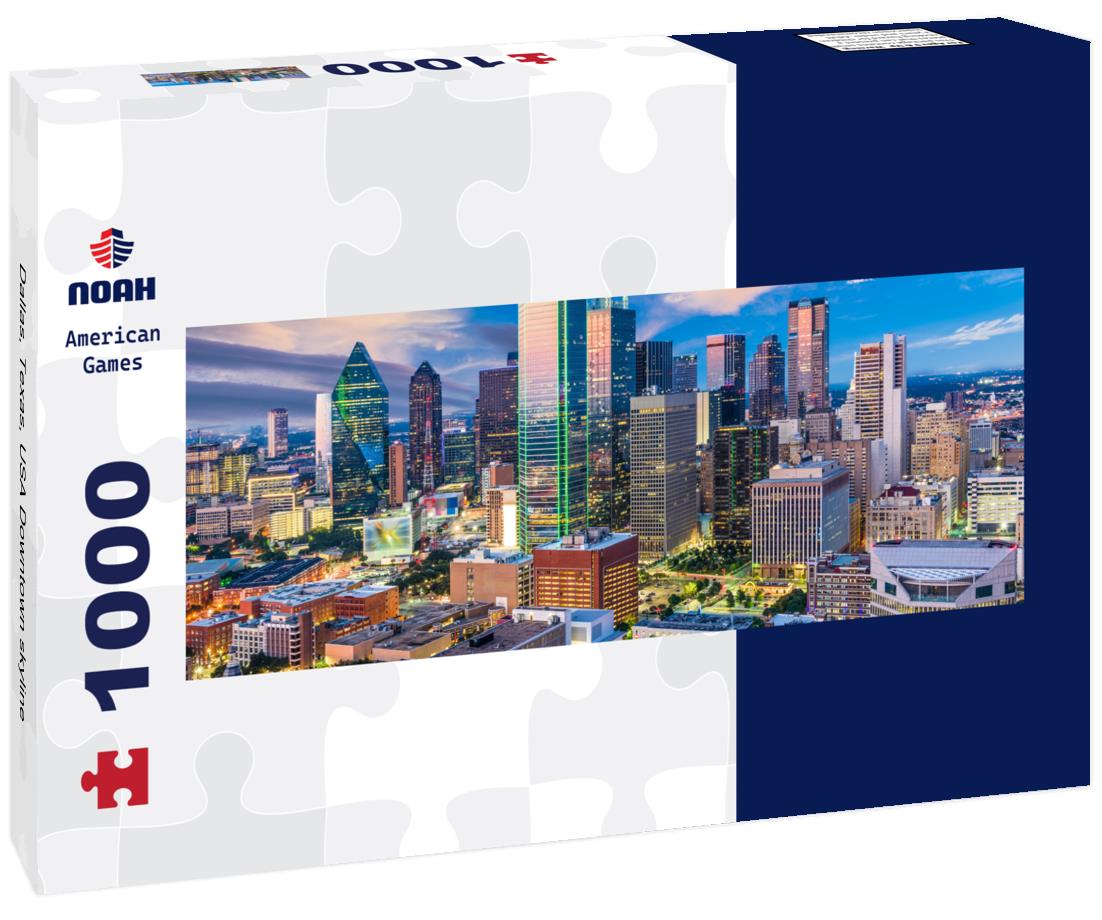 Noah Jigsaw Puzzle Dallas, Texas, USA Downtown skyline panorama 1000 pieces