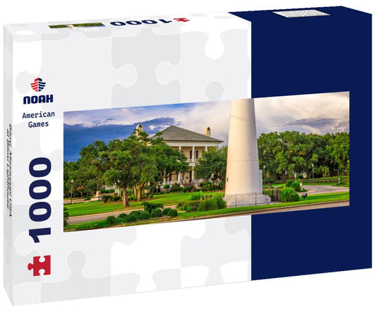 Noah Jigsaw Puzzle Biloxi, Mississippi USA at Biloxi Lighthouse panorama 1000 pieces