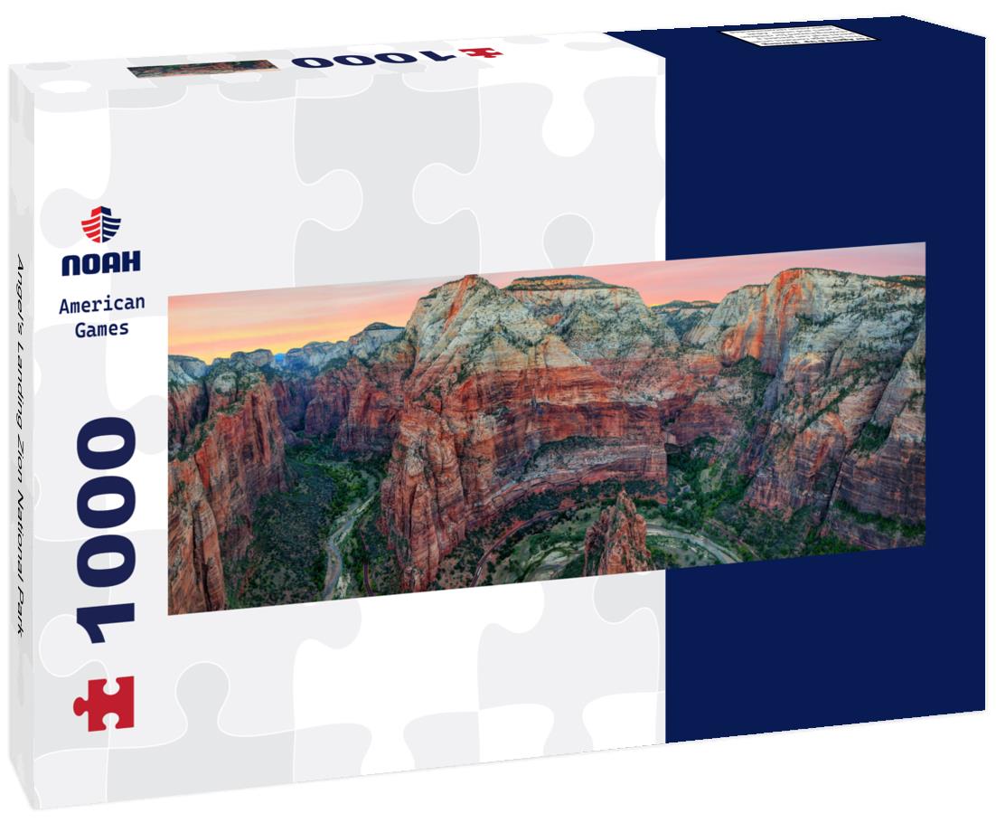 Noah Jigsaw Puzzle Angel's Landing Zion National Park panorama 1000 pieces