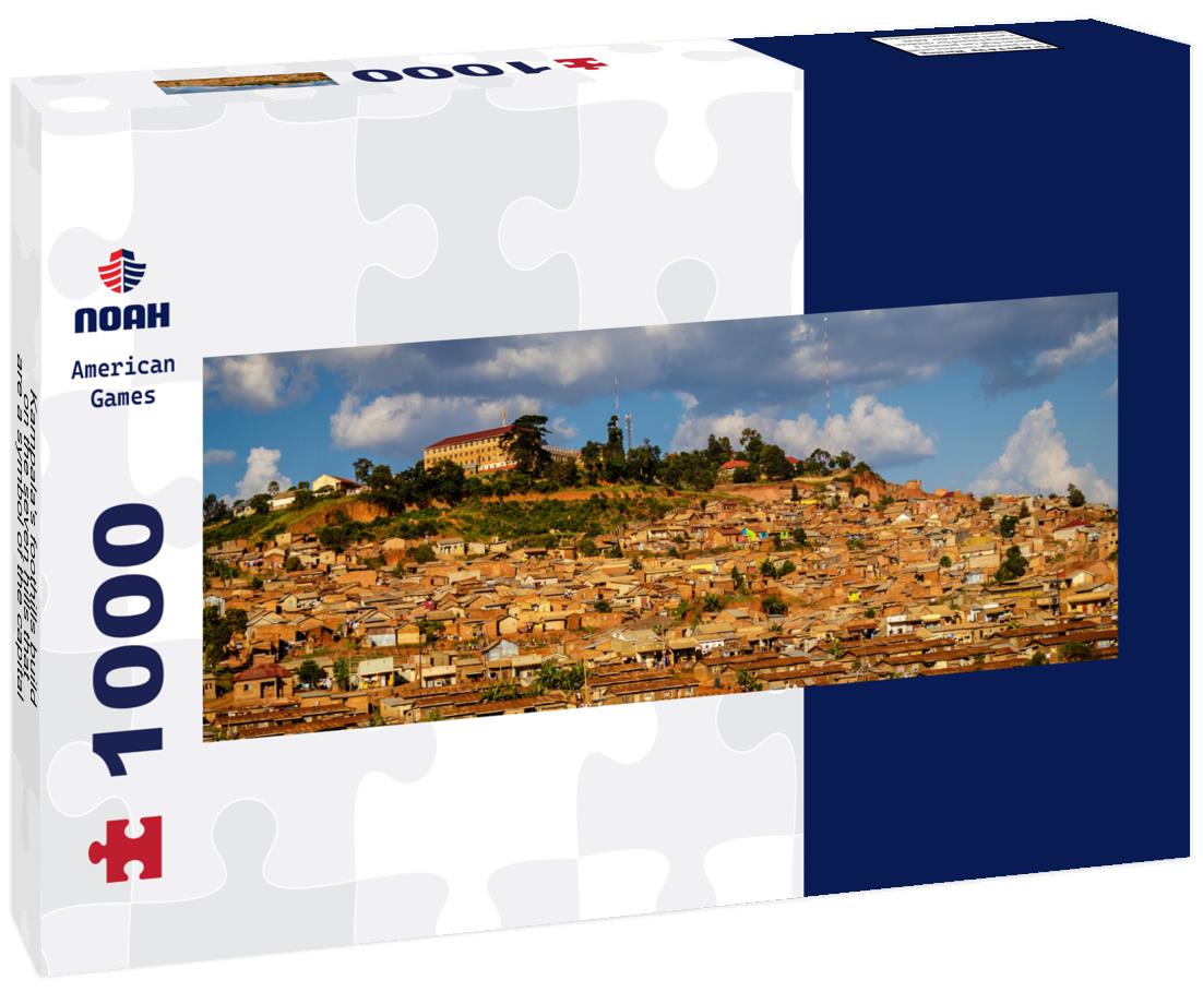 Noah Jigsaw Puzzle Kampala's foothills build on the seven hills that are a symbol of the capital of Uganda panorama 1000 pieces