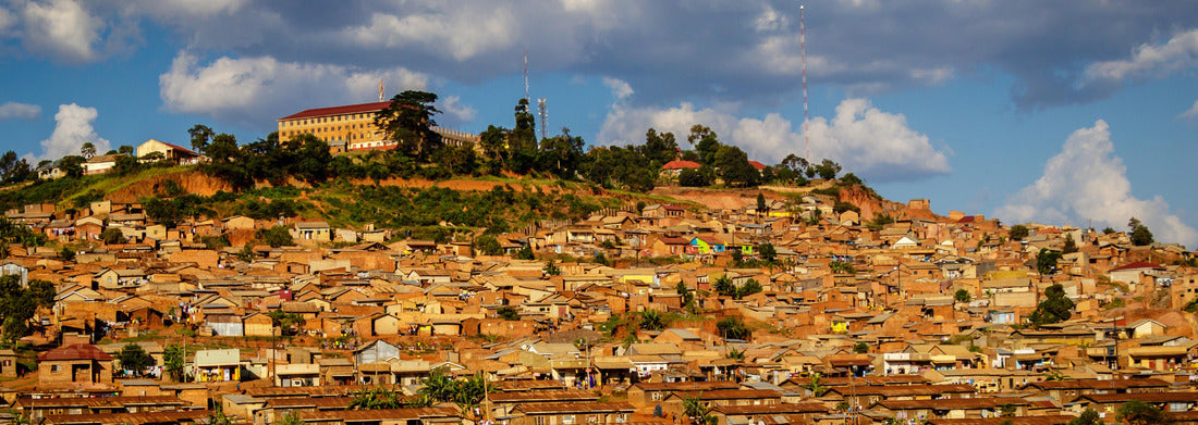 Noah Jigsaw Puzzle Kampala's foothills build on the seven hills that are a symbol of the capital of Uganda panorama 1000 pieces