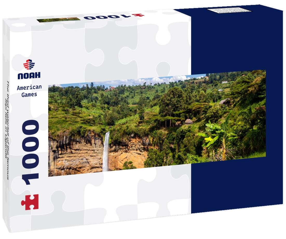 Noah Jigsaw Puzzle The third waterfall of the famous Sipi falls in Uganda panorama 1000 pieces