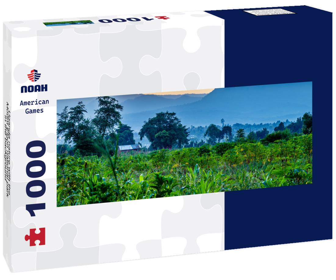 Noah Jigsaw Puzzle Uganda nature with the Mount Elgon national park in the background panorama 1000 pieces