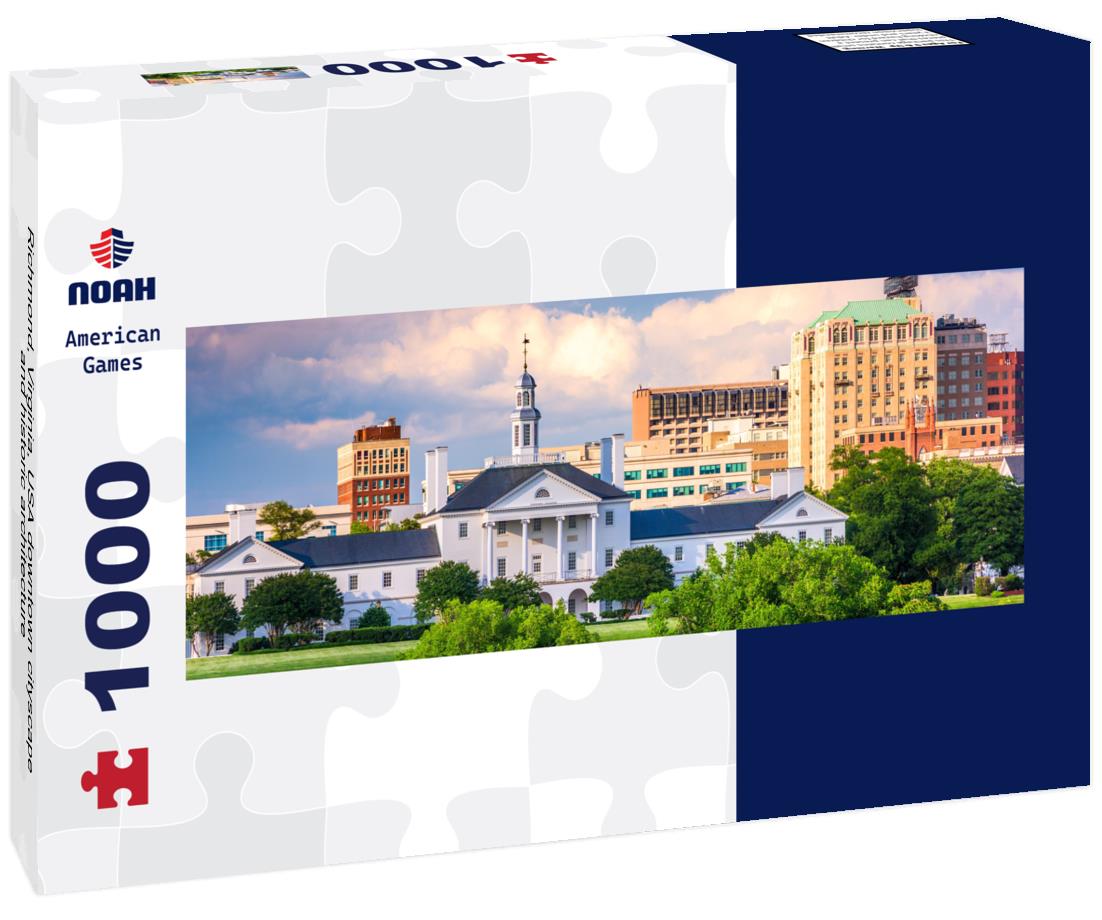 Noah Jigsaw Puzzle Richmond, Virginia, USA downtown cityscape and historic architecture panorama 1000 pieces