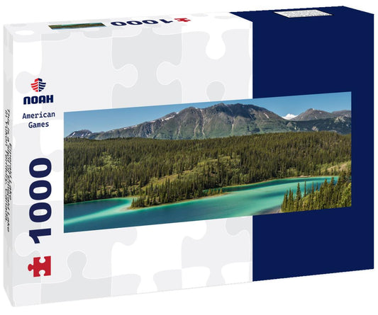Noah Jigsaw Puzzle Emerald Lake - This is a shot of Emerald Lake in Yukon Territory, Canada. It is located near the town of CarCross panorama 1000 pieces