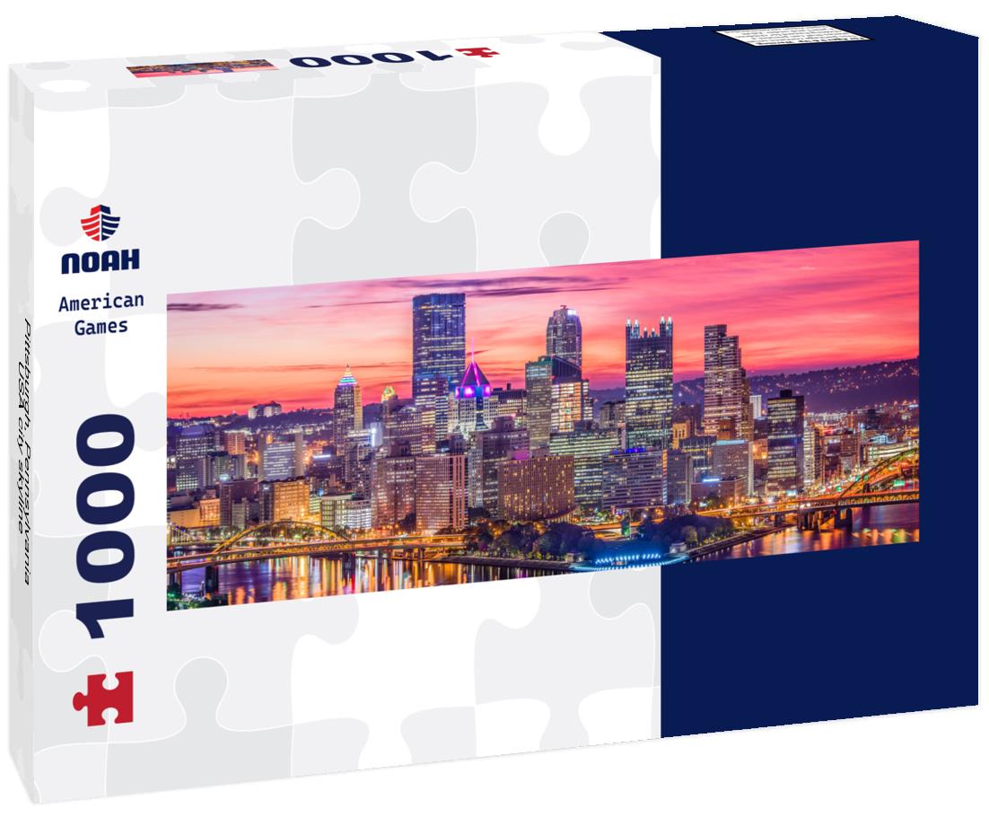 Noah Jigsaw Puzzle Pittsburgh, Pennsylvania, USA city skyline panorama 1000 pieces